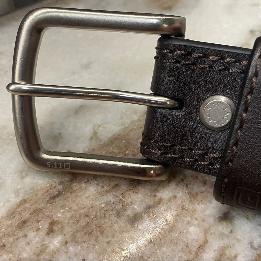 5.11 Tactical Brown Arc Leather CCW Belt 2XL